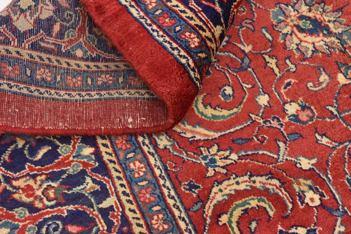 9' 9 x 13' Hand Knotted Farahan Persian Wool Rug