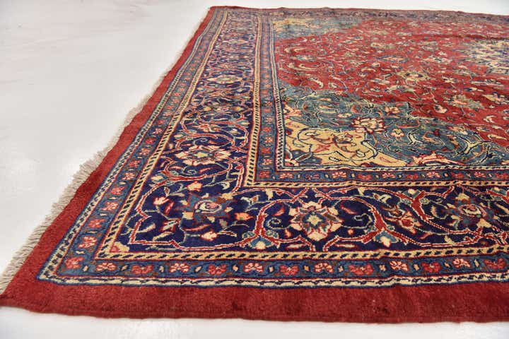 9' 9 x 13' Hand Knotted Farahan Persian Wool Rug