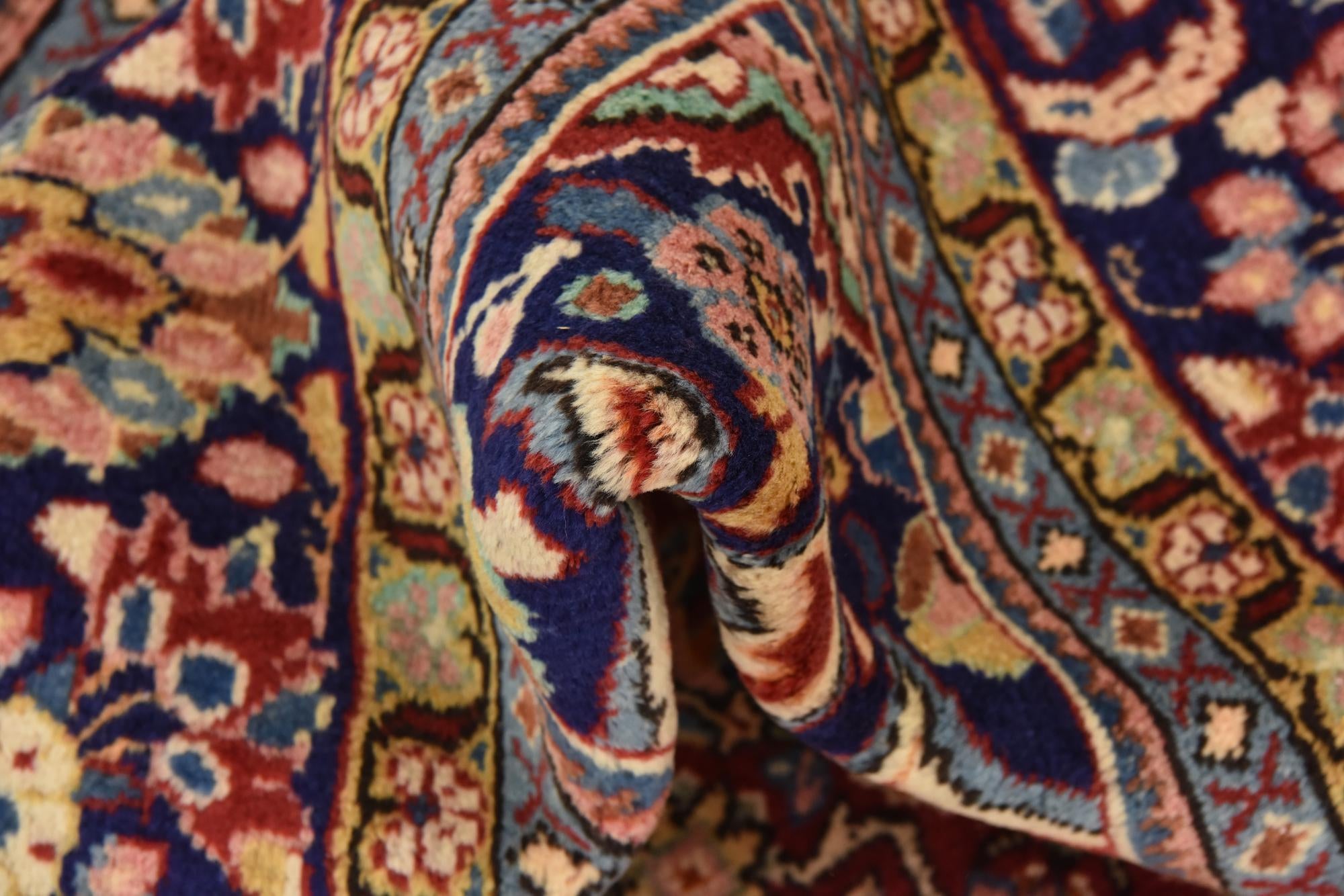 10' x 13' 3 Hand Knotted Farahan Persian Wool Rug