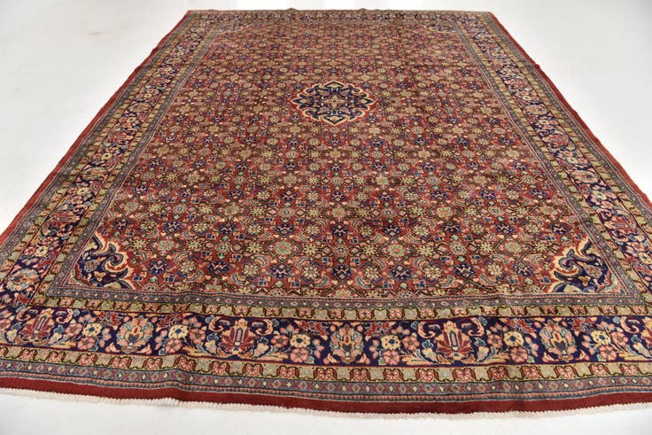 Detail image of 10' x 13' 3 Hand Knotted Farahan Persian Wool Rug