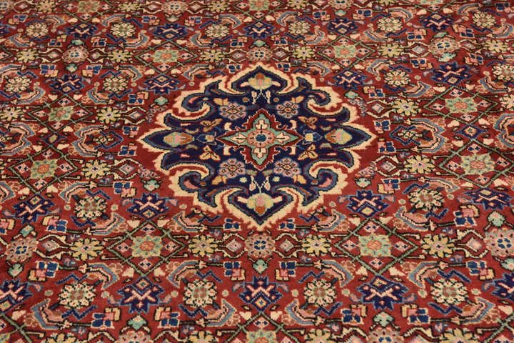 10' x 13' 3 Hand Knotted Farahan Persian Wool Rug