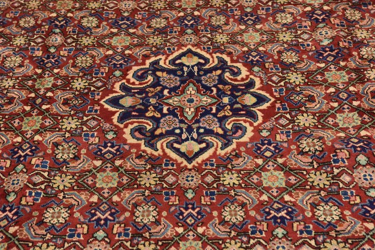 Detail image of 10' x 13' 3 Hand Knotted Farahan Persian Wool Rug