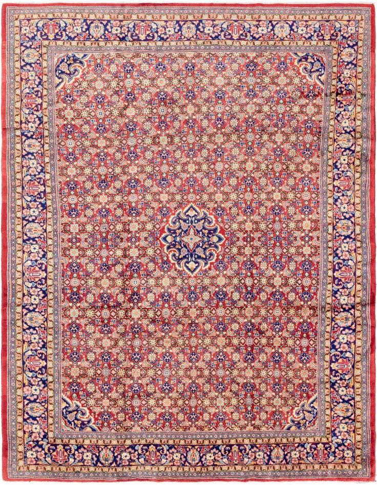 Detail image of 10' x 13' 3 Hand Knotted Farahan Persian Wool Rug
