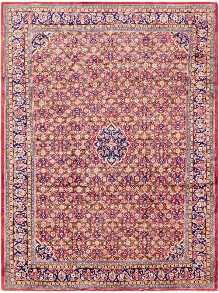 10' x 13' 3 Hand Knotted Farahan Persian Wool Rug