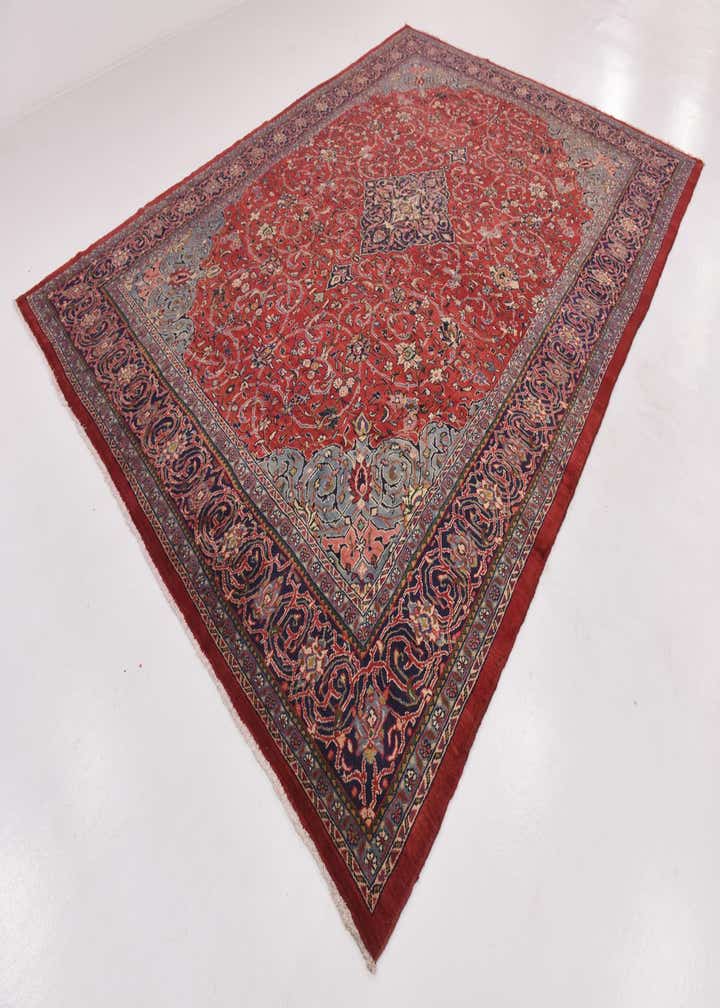 10' x 13' 6 Hand Knotted Farahan Persian Wool Rug