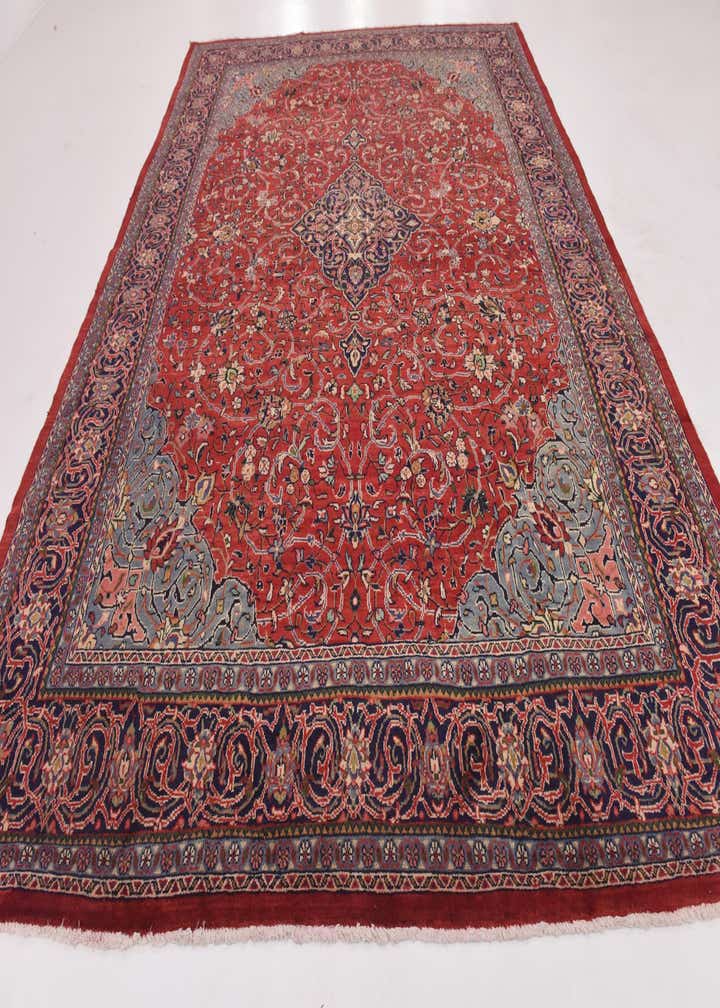 10' x 13' 6 Hand Knotted Farahan Persian Wool Rug