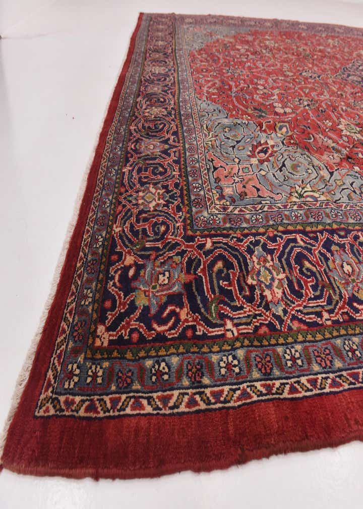 10' x 13' 6 Hand Knotted Farahan Persian Wool Rug