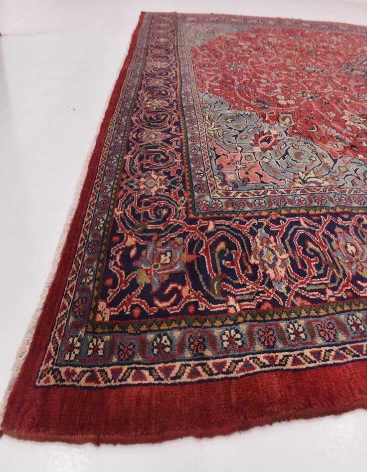 Detail image of 10' x 13' 6 Hand Knotted Farahan Persian Wool Rug