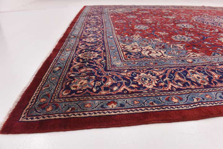 10' x 13' Hand Knotted Farahan Persian Wool Rug