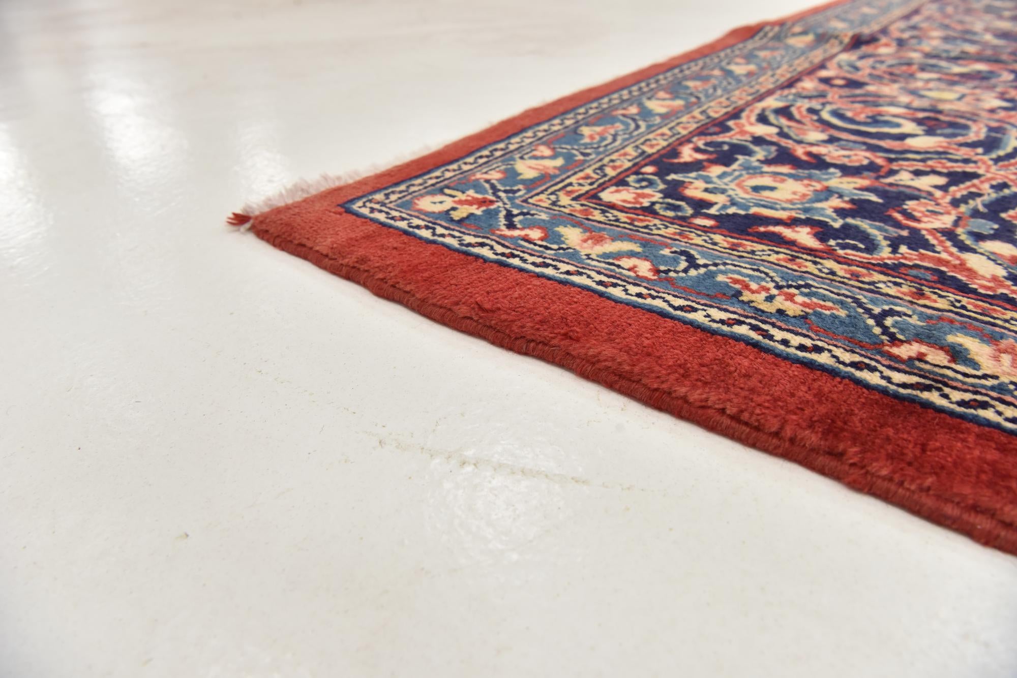9' 8 x 13' 2 Hand Knotted Farahan Persian Wool Rug