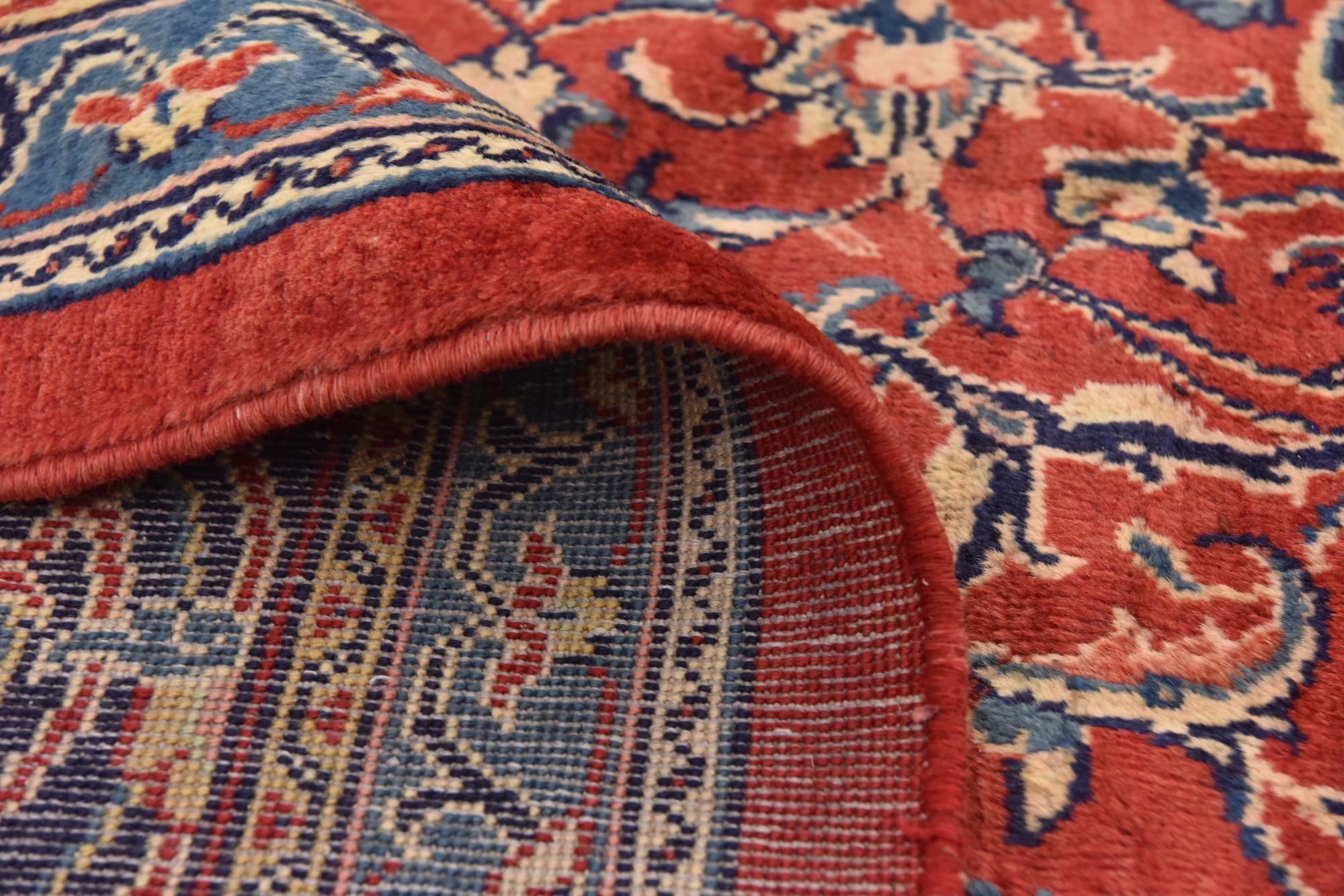 9' 8 x 13' 2 Hand Knotted Farahan Persian Wool Rug