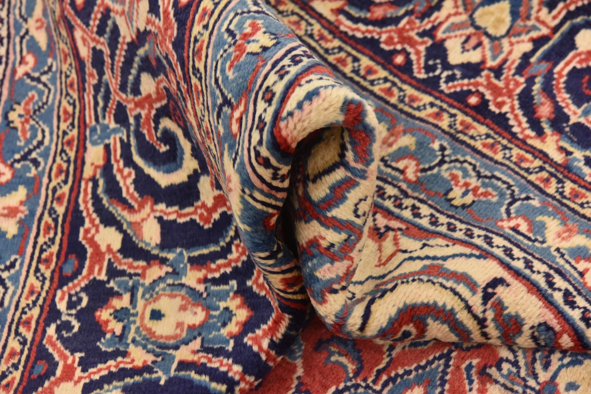 9' 8 x 13' 2 Hand Knotted Farahan Persian Wool Rug
