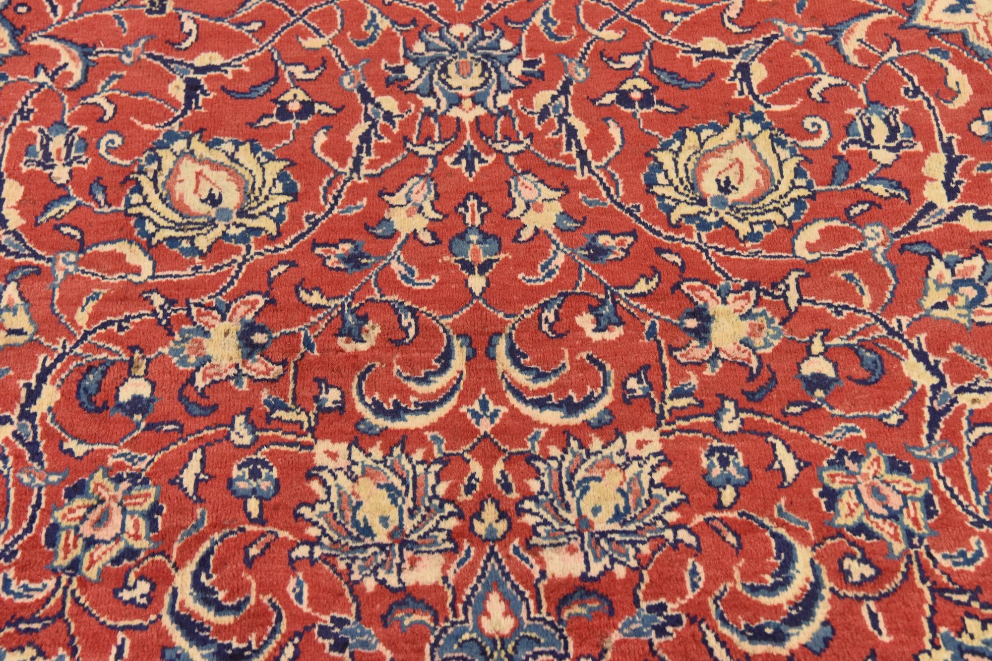 9' 8 x 13' 2 Hand Knotted Farahan Persian Wool Rug