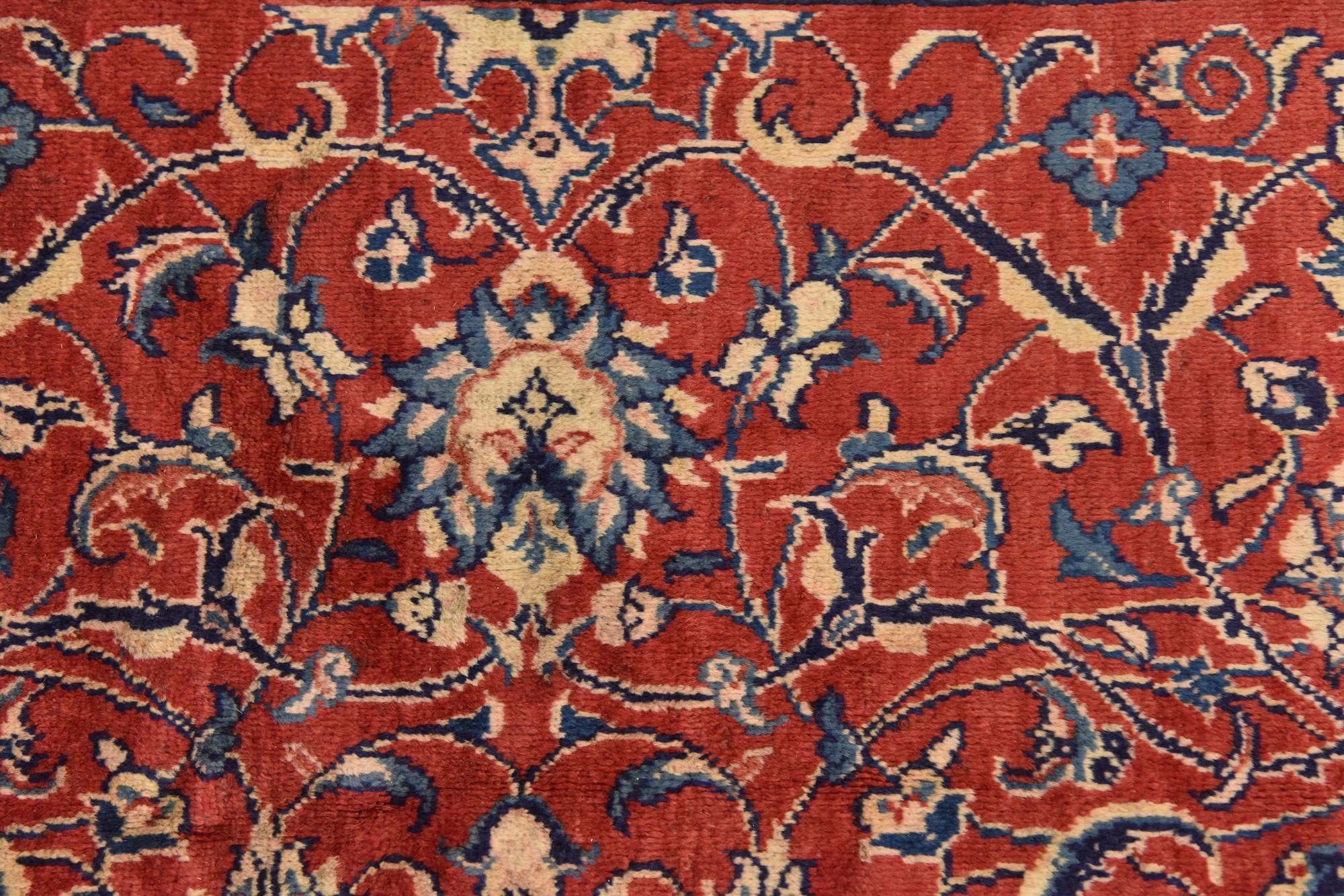 9' 8 x 13' 2 Hand Knotted Farahan Persian Wool Rug