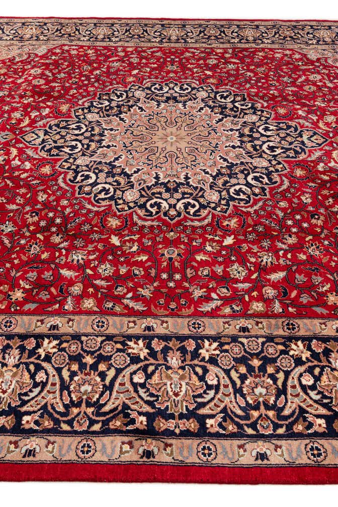 9' x 12' 2 Hand Knotted Farahan Wool Rug