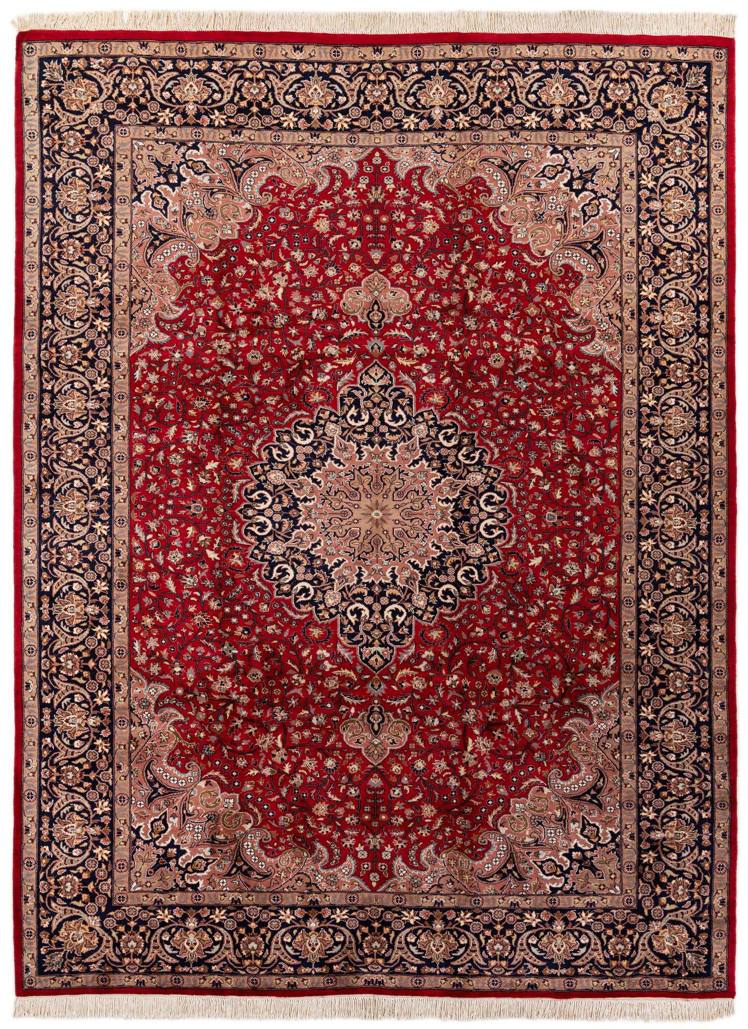 9' x 12' 2 Hand Knotted Farahan Wool Rug