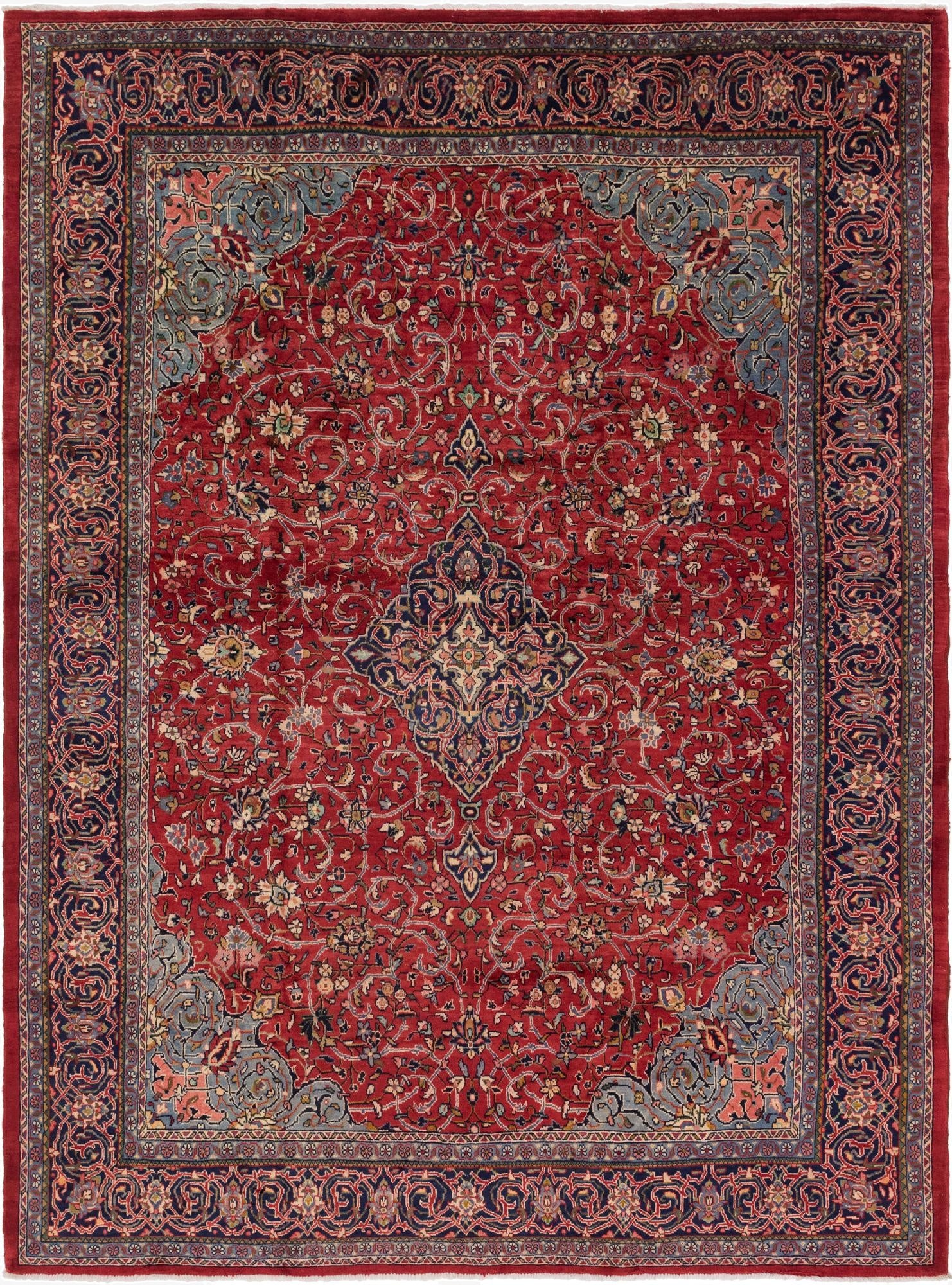 10' x 13' 6  Hand Knotted Farahan Persian Wool Rug