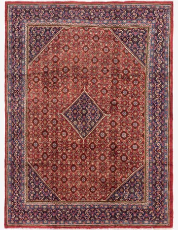 9' 9 x 13' Hand Knotted Farahan Persian Wool Rug