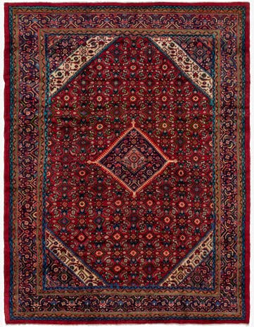 9' 6 x 13' Hand Knotted Farahan Persian Wool Rug