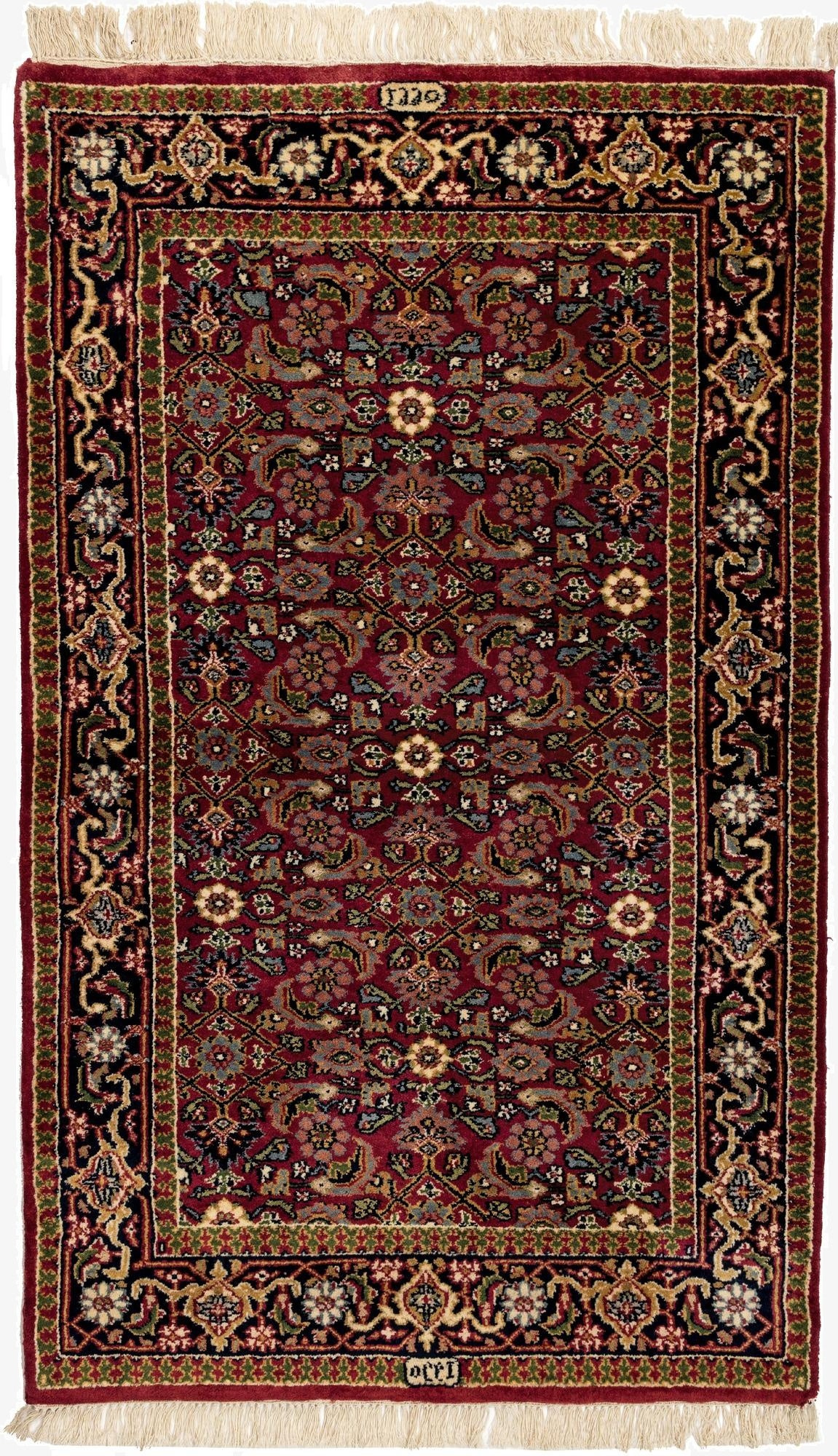3' 1 x 5' 1  Hand Knotted Farahan Oriental Wool Rug