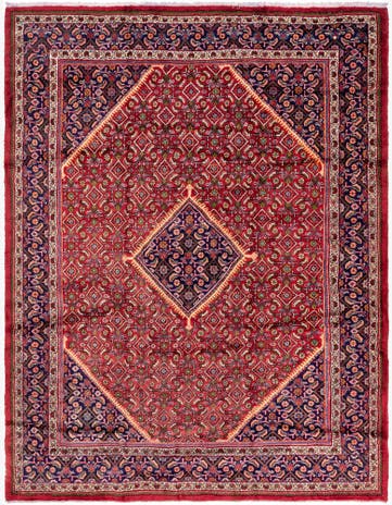 10' x 13' Hand Knotted Farahan Persian Wool Rug