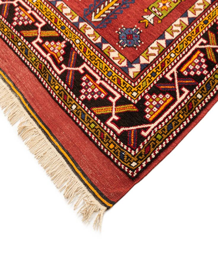 Detail image of 3' 7 x 5' 4 Hand Knotted Fars Oriental Wool Rug