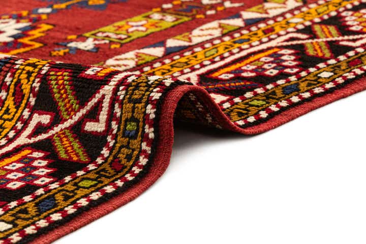 3' 7 x 5' 4 Hand Knotted Fars Oriental Wool Rug