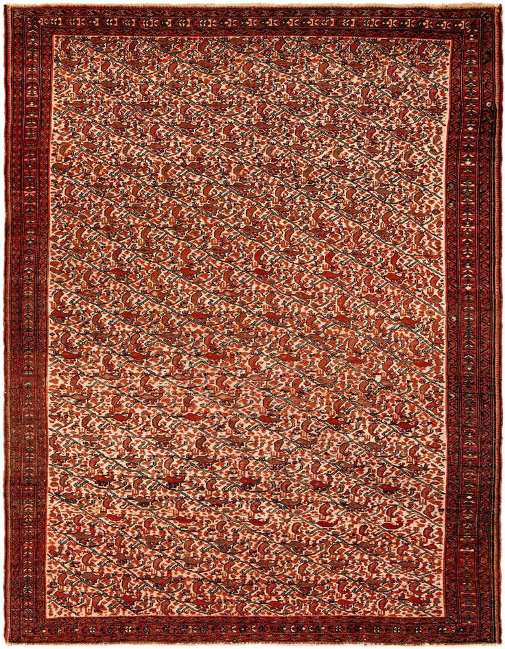 Detail image of 4' 1 x 6' 6 Ferahan Rug