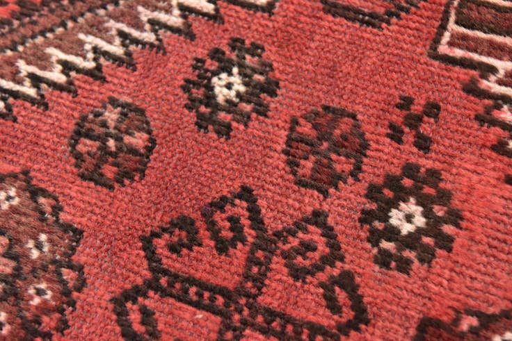 Detail image of 3' 4 x 6' 3 Hand Knotted Ferdos Persian Wool Rug