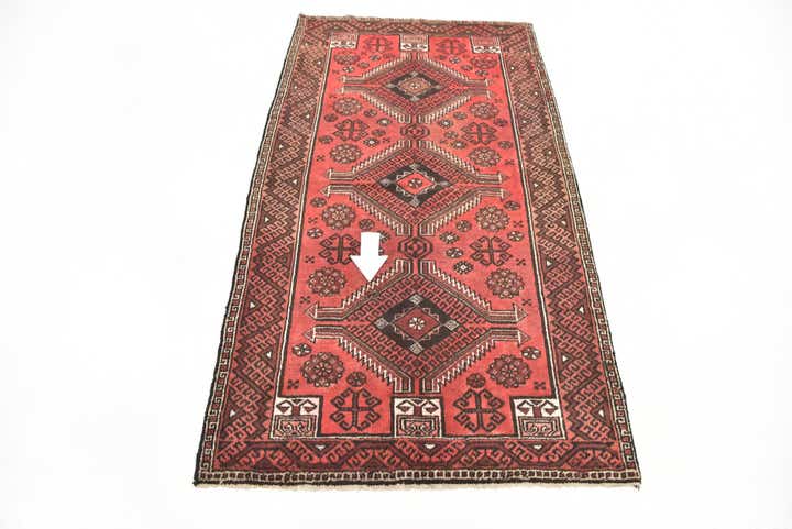 3' 4 x 6' 3 Hand Knotted Ferdos Persian Wool Rug