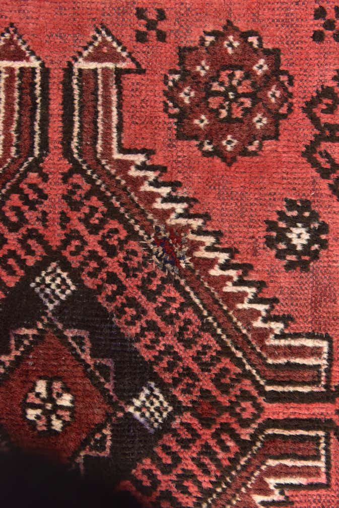 3' 4 x 6' 3 Hand Knotted Ferdos Persian Wool Rug