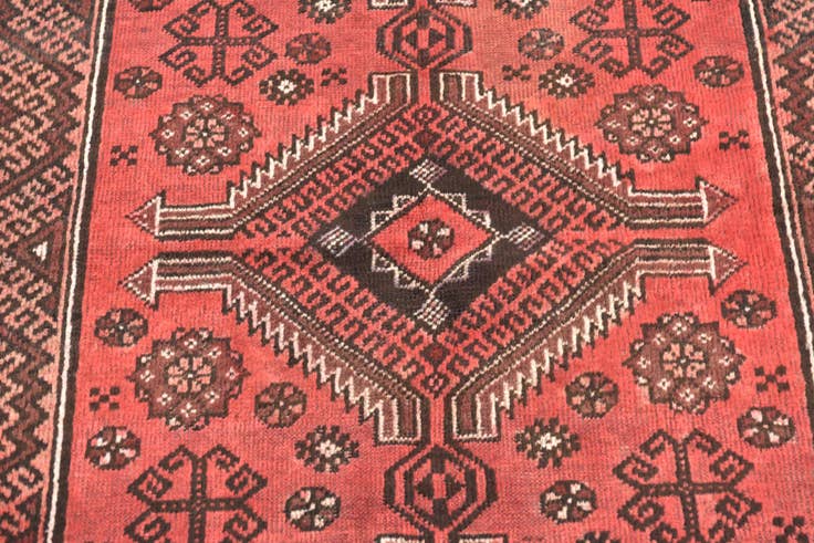 Detail image of 3' 4 x 6' 3 Hand Knotted Ferdos Persian Wool Rug