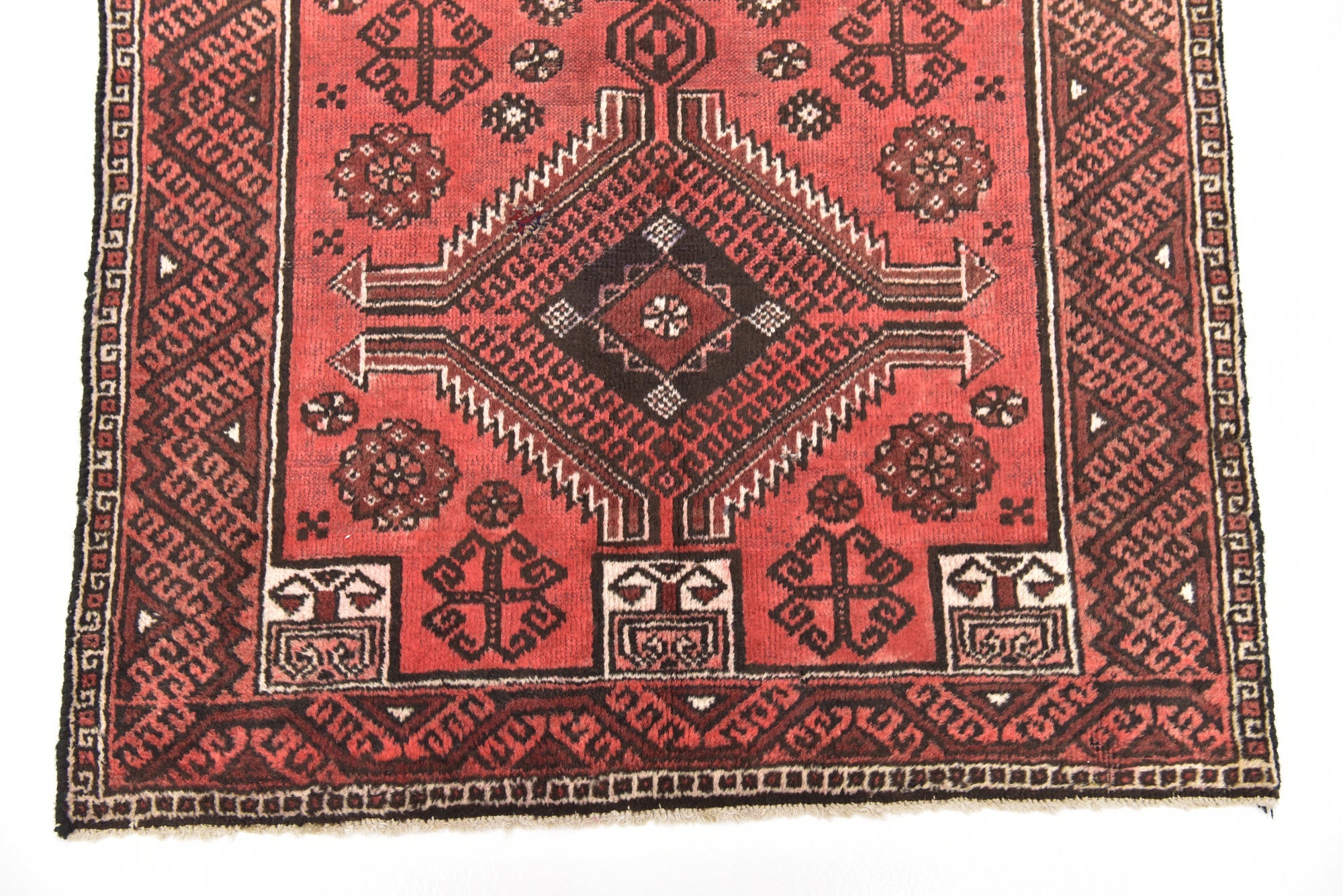 3' 4 x 6' 3 Hand Knotted Ferdos Persian Wool Rug