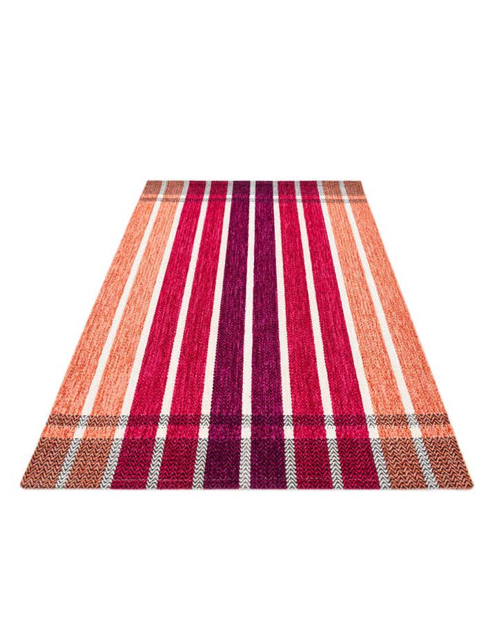 1' 10 x 2' 10 Flatweave Cotton Dhurrie Rug