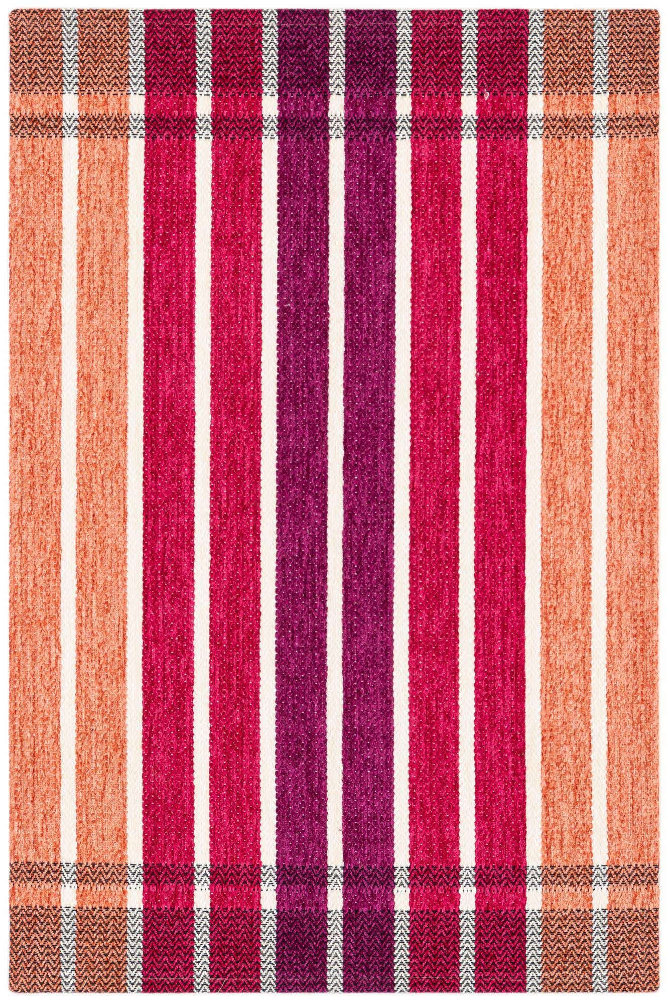 1' 10 x 2' 10 Flatweave Cotton Dhurrie Rug