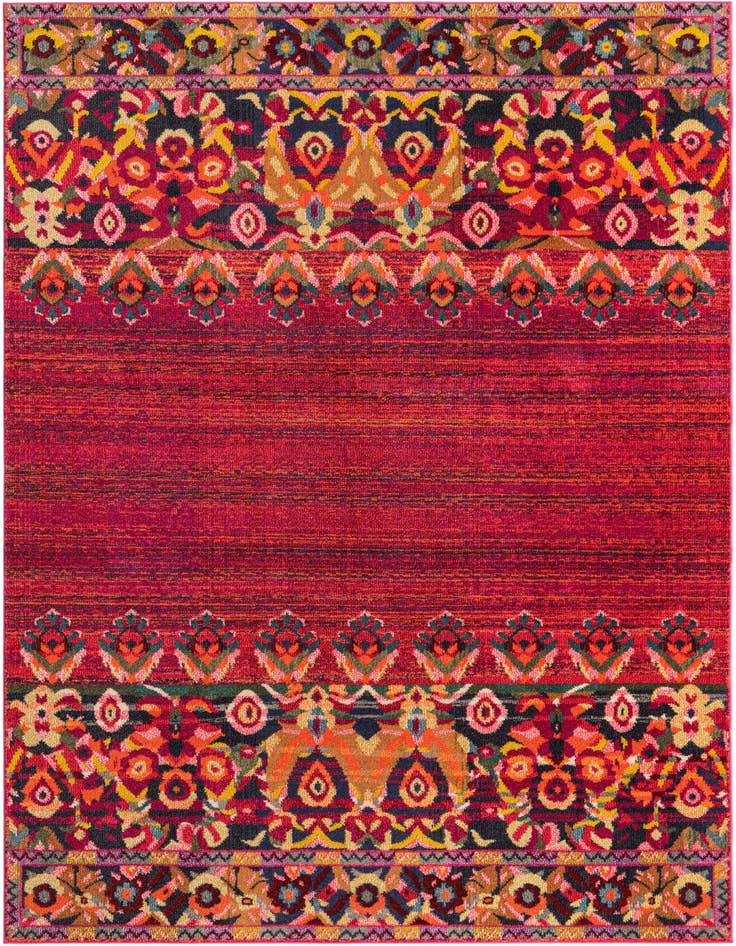 Detail image of 7' x 10' Washable Fleur Rug