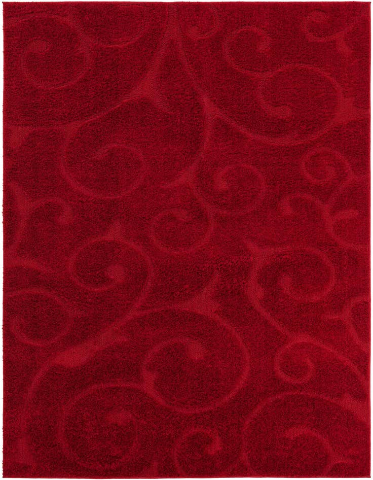 Detail image of 7' x 10' Floral Shag Rug