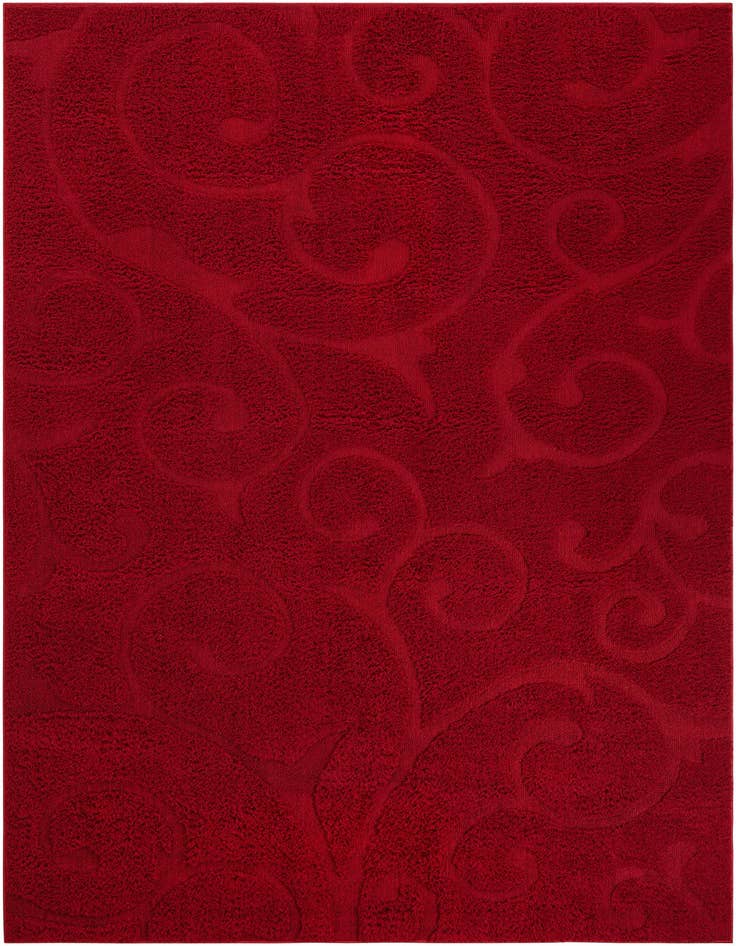 Detail image of 7' 10 x 11' Floral Shag Rug