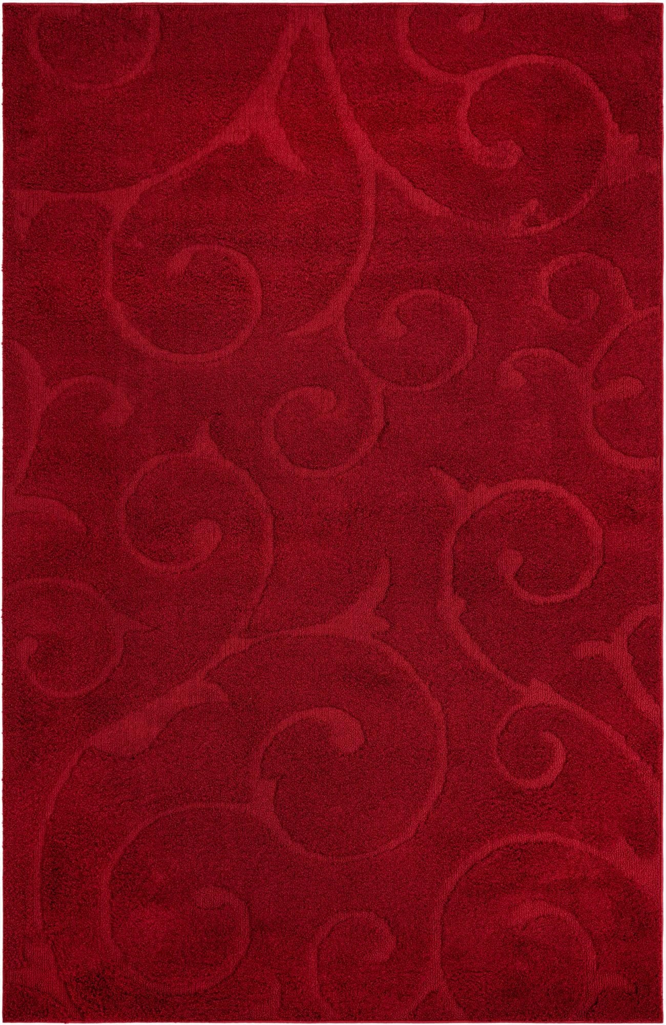 6' x 9' Floral Shag Rug