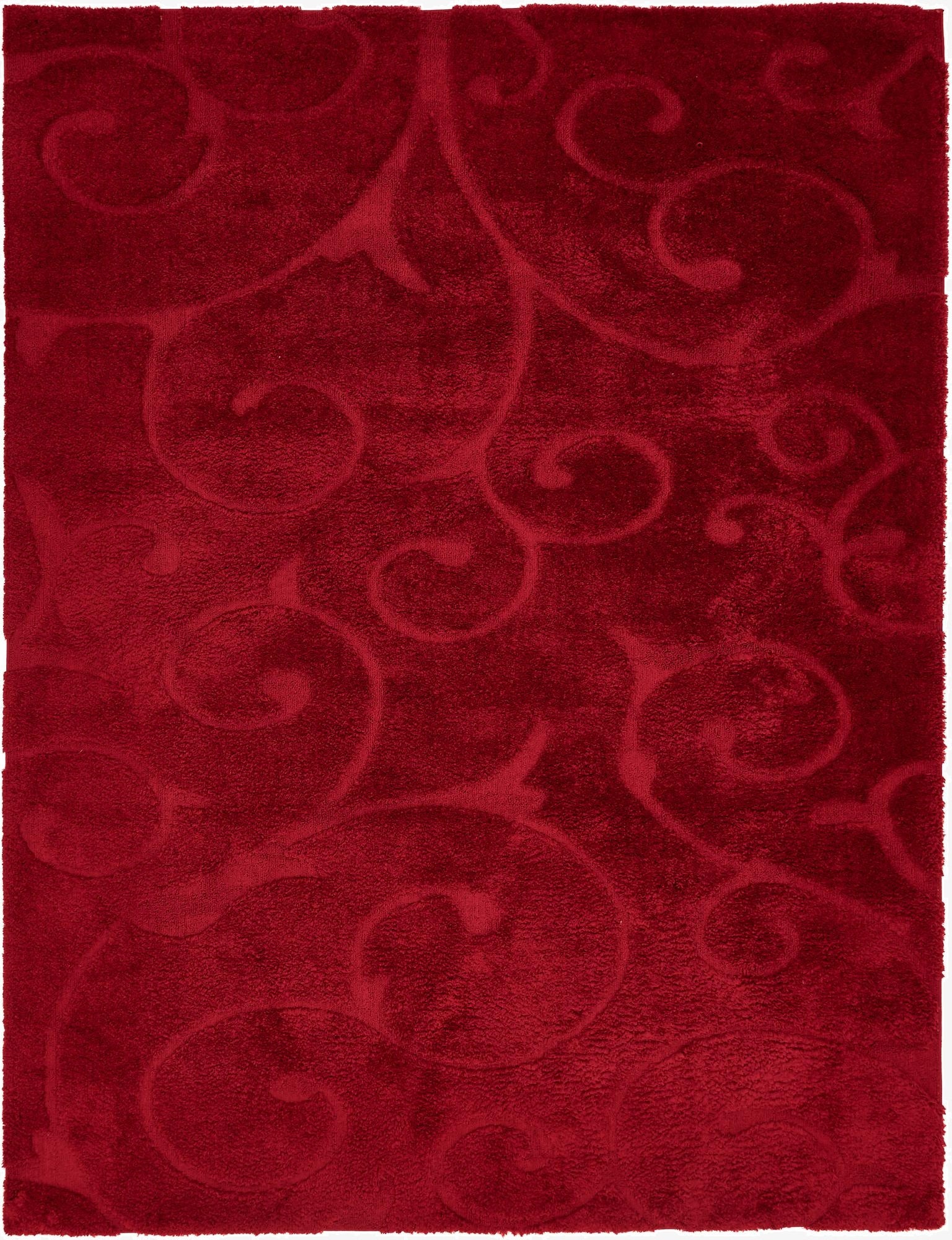 9' x 12' Floral Shag Rug