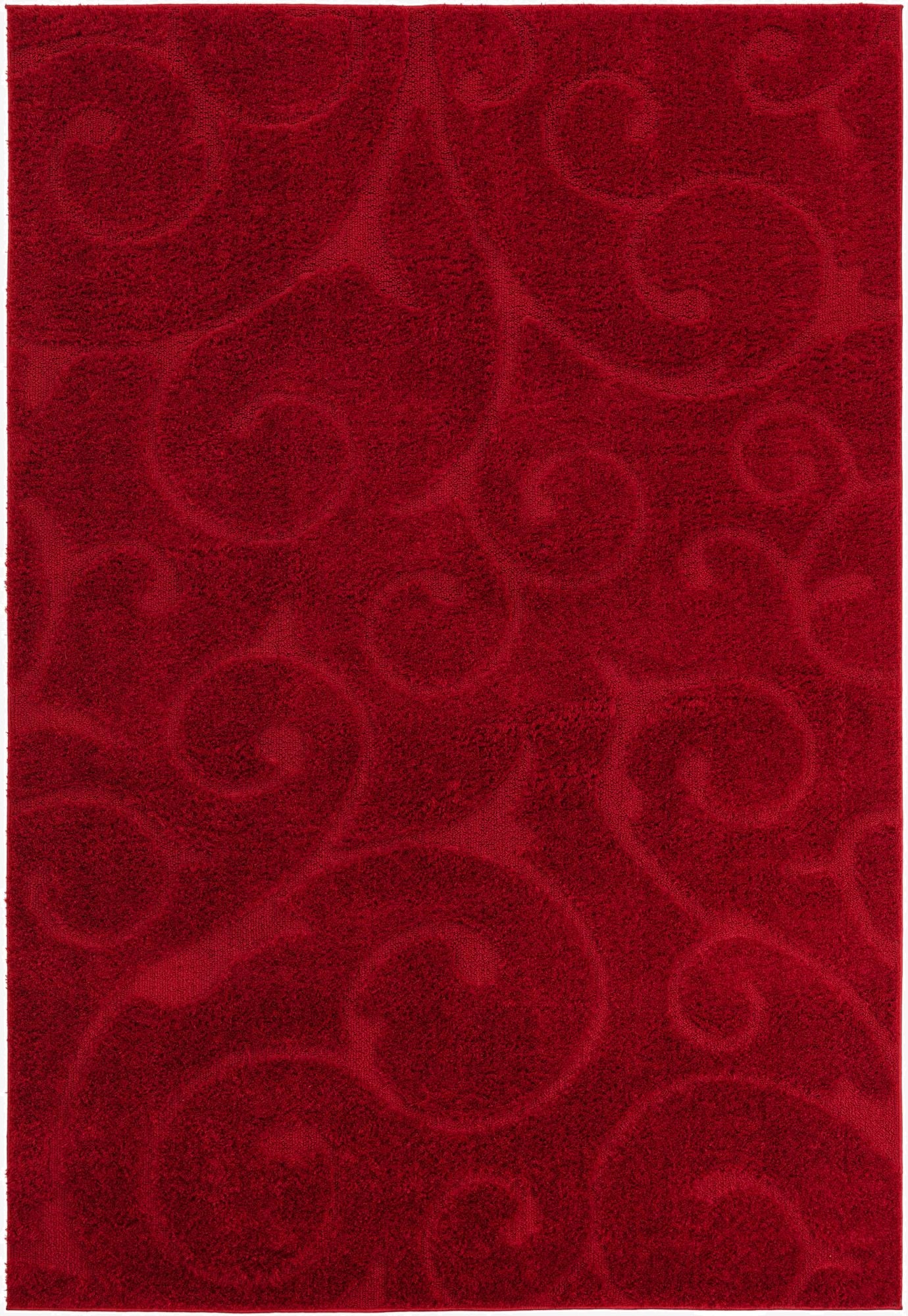 7' x 10' Floral Shag Rug