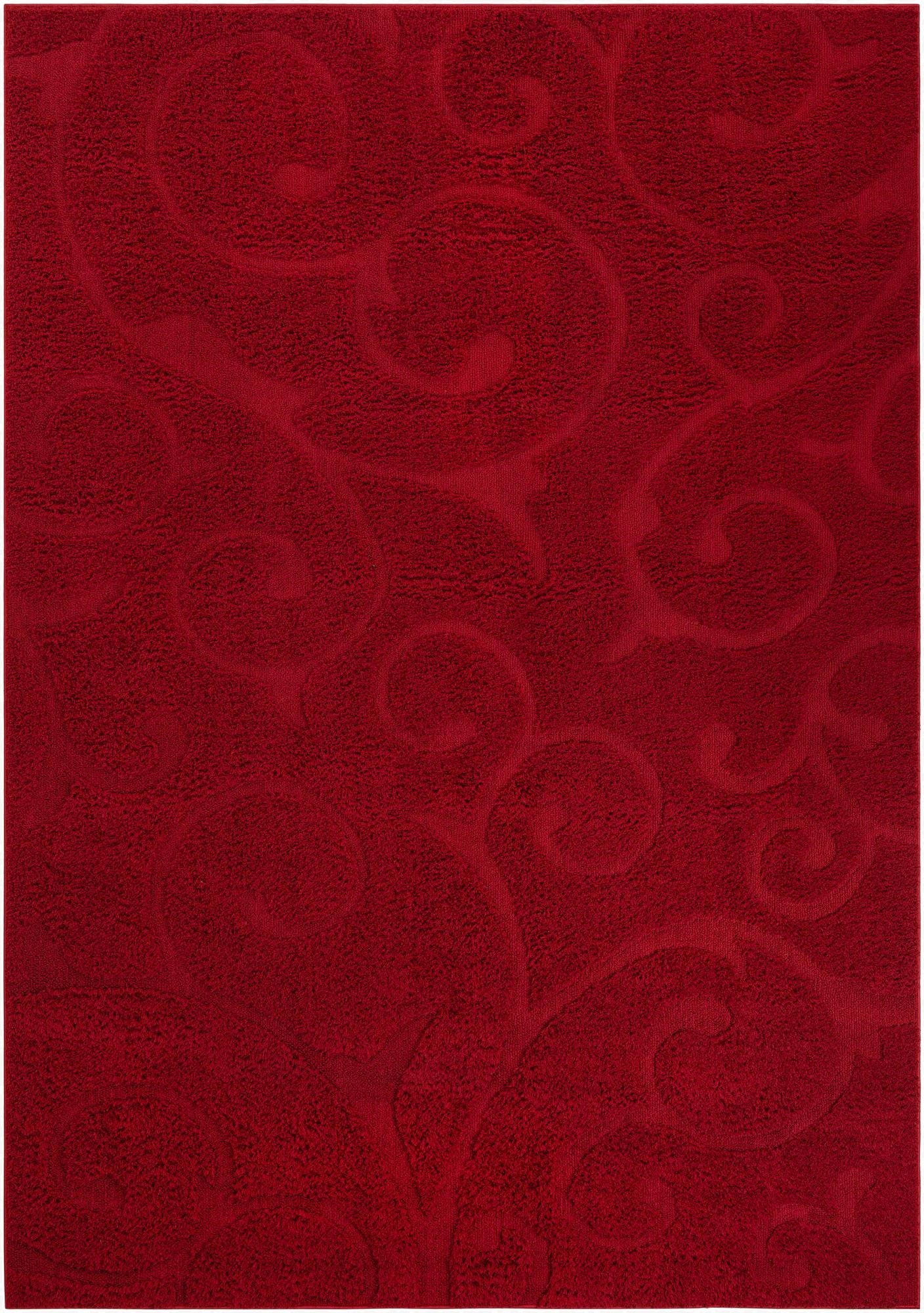 7' 10 x 11' Floral Shag Rug