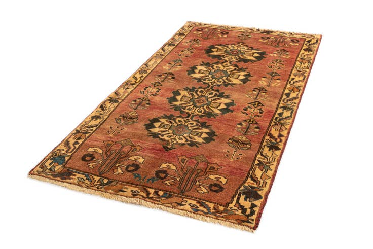 Detail image of 4' x 7' 10 Gabbeh Wool Rug