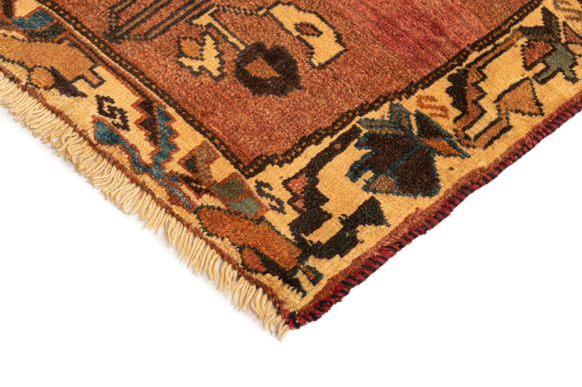 4' x 7' 10 Gabbeh Wool Rug
