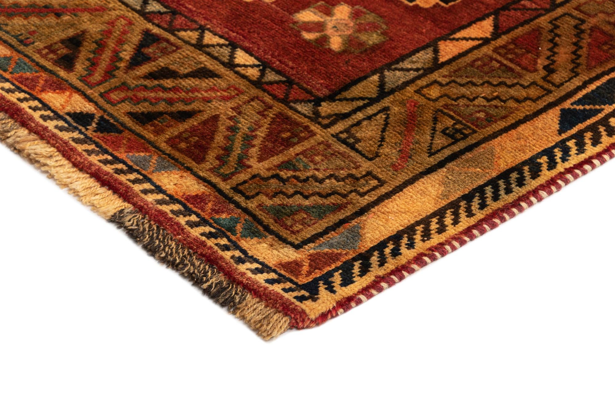 4' 11 x 8' Gabbeh Wool Rug