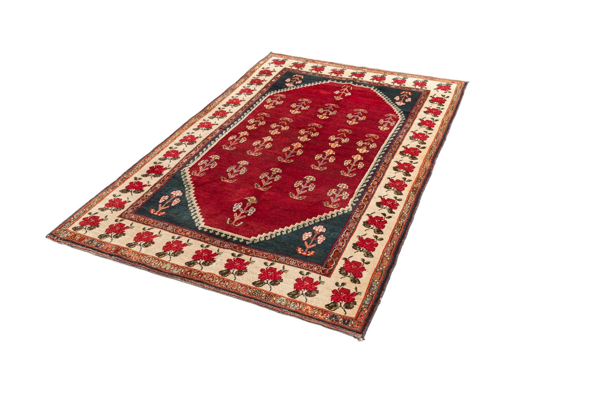 5' x 8' 1 Gabbeh Wool Rug