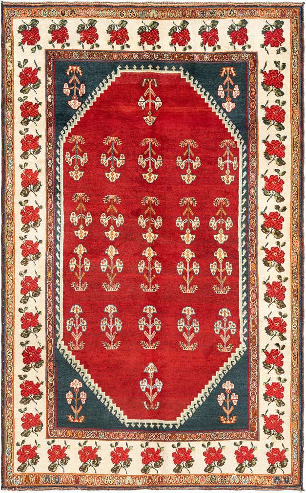 5' x 8' 1 Gabbeh Wool Rug