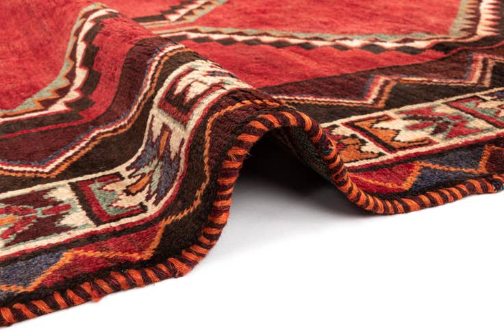 Detail image of 4' 8 x 8' 3 Gabbeh Wool Rug