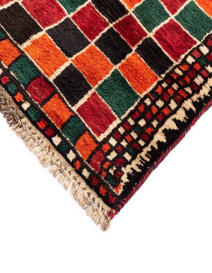 Detail image of 3' 11 x 6' 8 Gabbeh Wool Rug