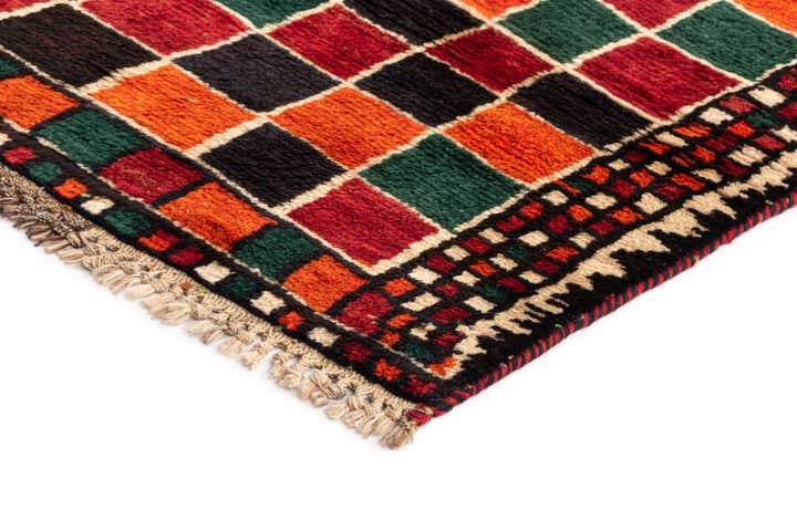 3' 11 x 6' 8 Gabbeh Wool Rug